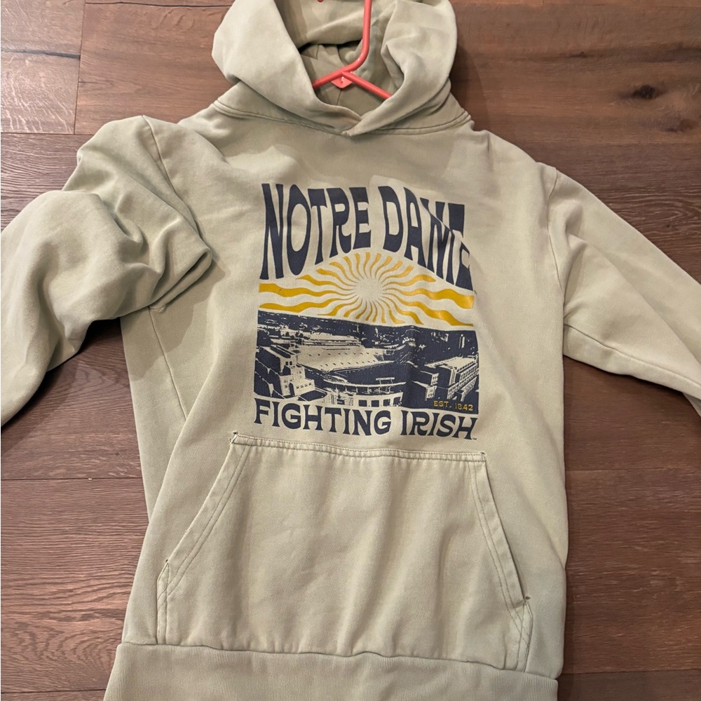 Notre Dame Fighting Irish Men's Hoodie - Olive